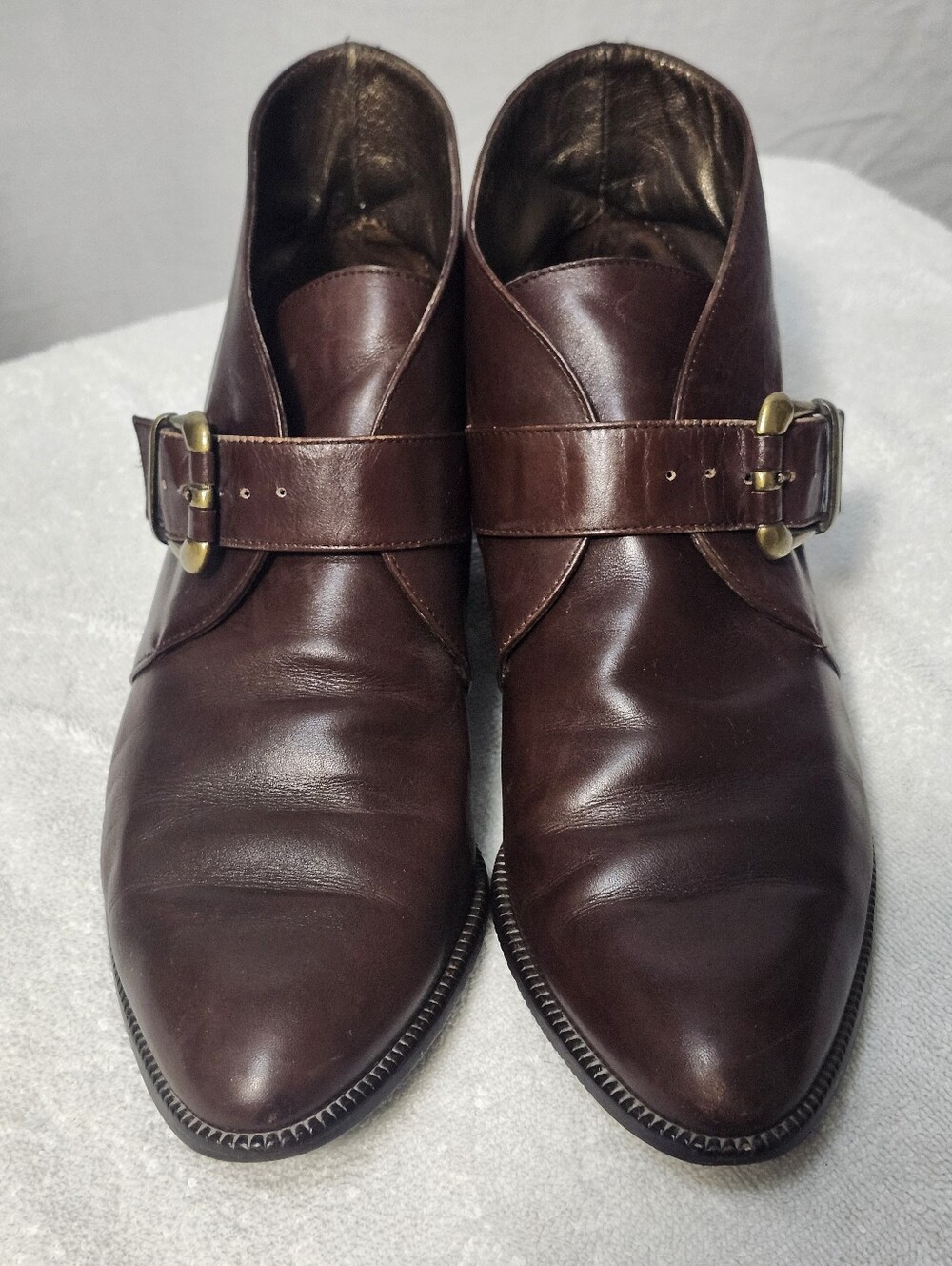 Davos Italy Leather Ankle Boots. Sz 8.5